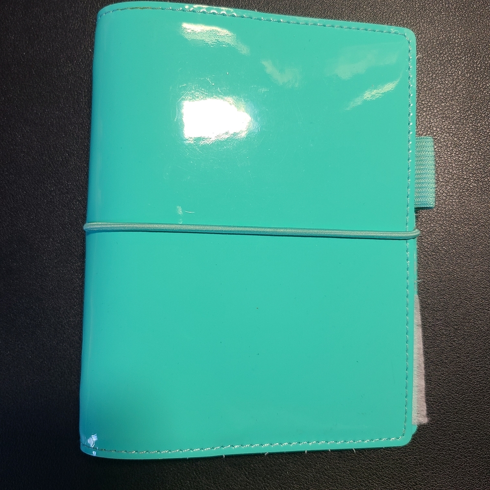 filoFAX Teal Patent Organizer